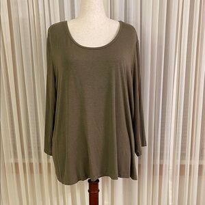 Cato Khaki Long Sleeve Tee